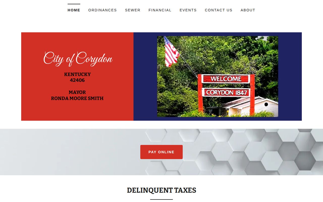 Official City of Corydon Kentucky municipal website