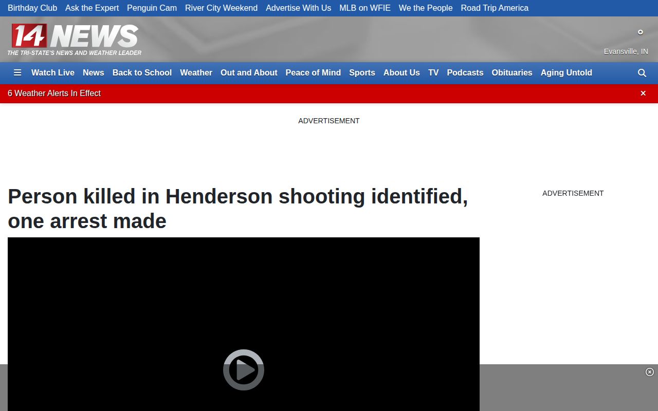 Henderson County mugshot news story with detention center photo credit